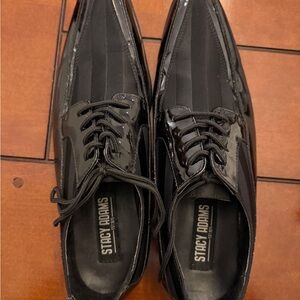 Stacy Adams Glossy Black Oxfords